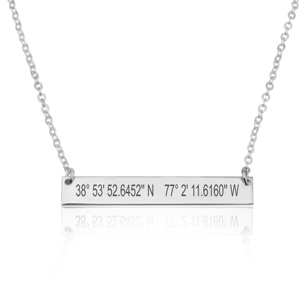 Personalized Coordinates Necklace