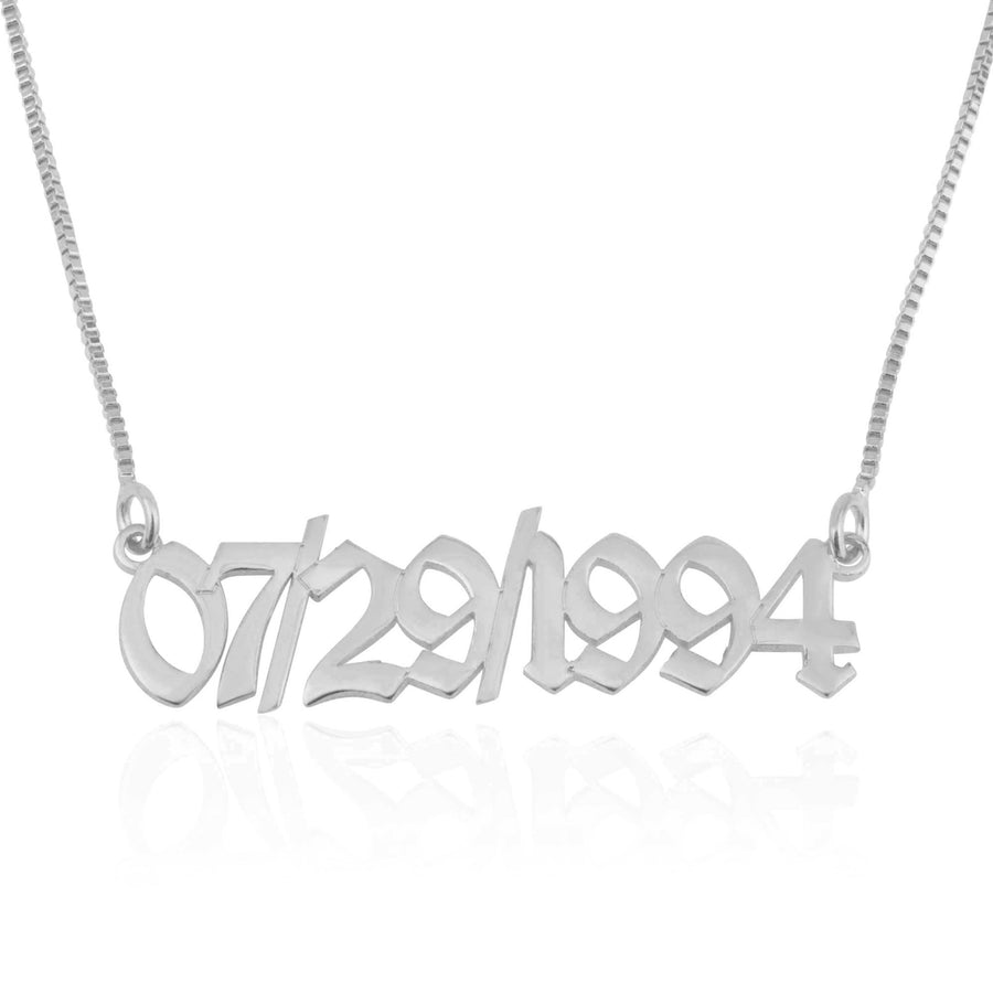 Personalized Date Necklace