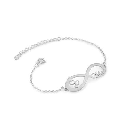 Personalized Infinity Name Bracelet