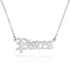 Pisces Script Necklace - Beleco Jewelry