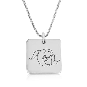 Pisces Zodiac Necklace - Beleco Jewelry