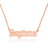 Sagittarius Script Necklace - Beleco Jewelry