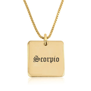 Scorpio Charm Necklace - Beleco Jewelry