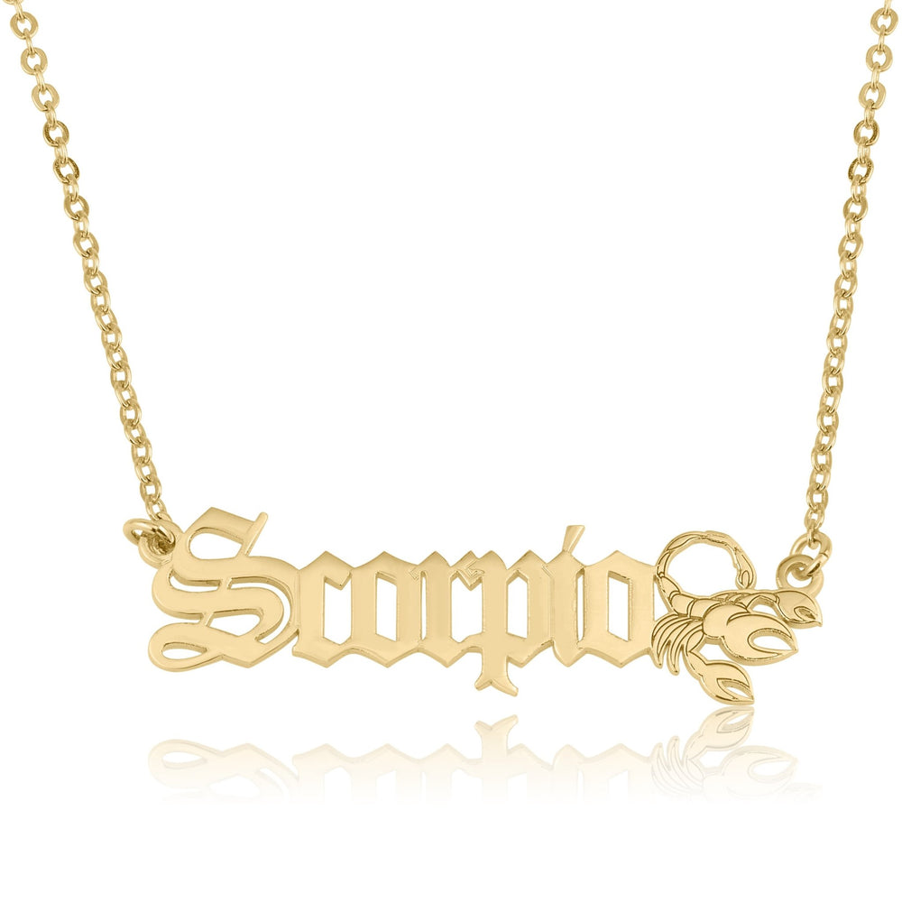 Scorpio Symbol Necklace