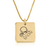 Scorpio Zodiac Necklace - Beleco Jewelry