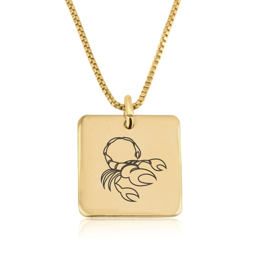 Scorpio Zodiac Necklace