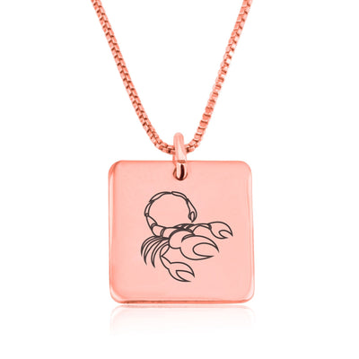 Scorpio Zodiac Necklace