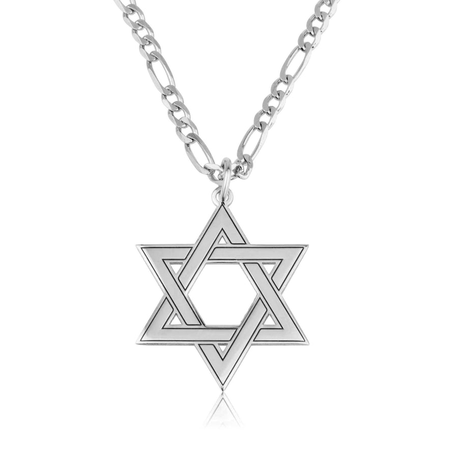Star of David Necklace For Men
