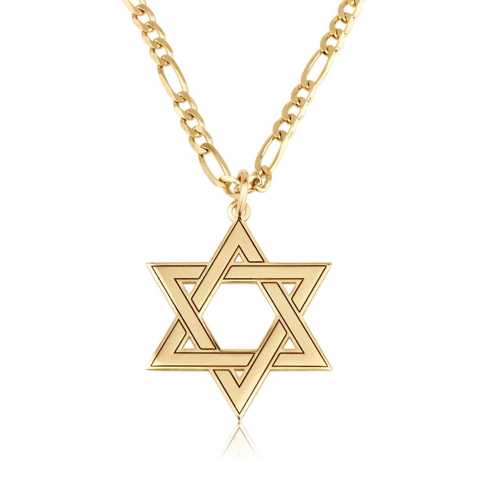 Star of David Necklace For Men