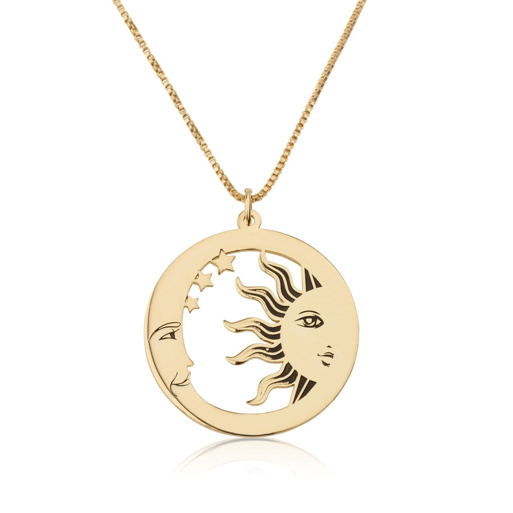 Sun And Moon Necklace