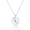 Taurus Celestial Constellation Disk Necklace - Beleco Jewelry