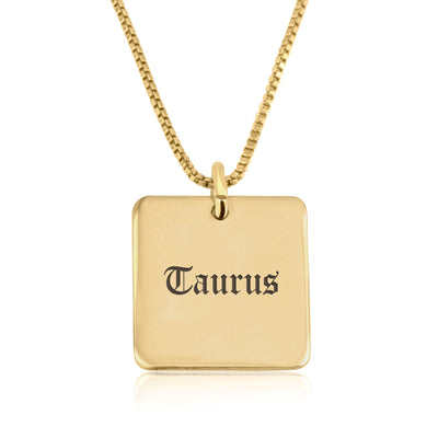 Taurus Charm Necklace