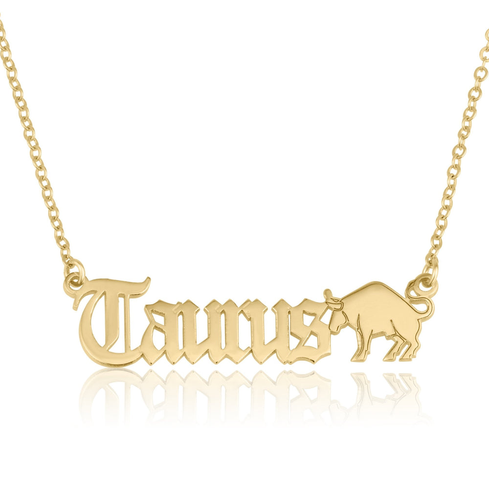 Taurus Symbol Necklace