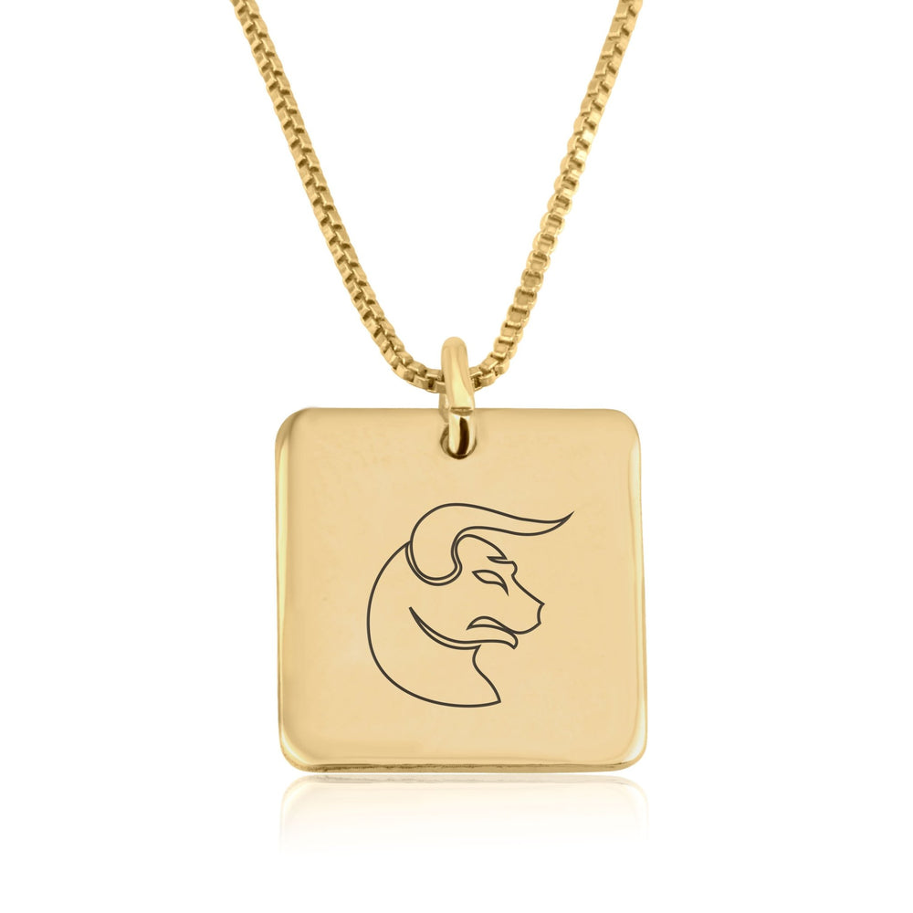 Taurus Zodiac Necklace