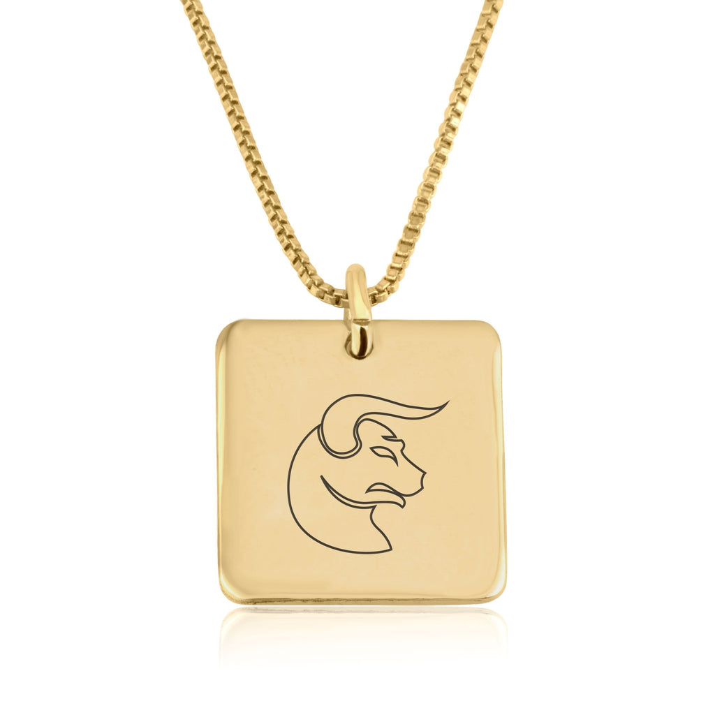 Taurus Zodiac Necklace - Beleco Jewelry