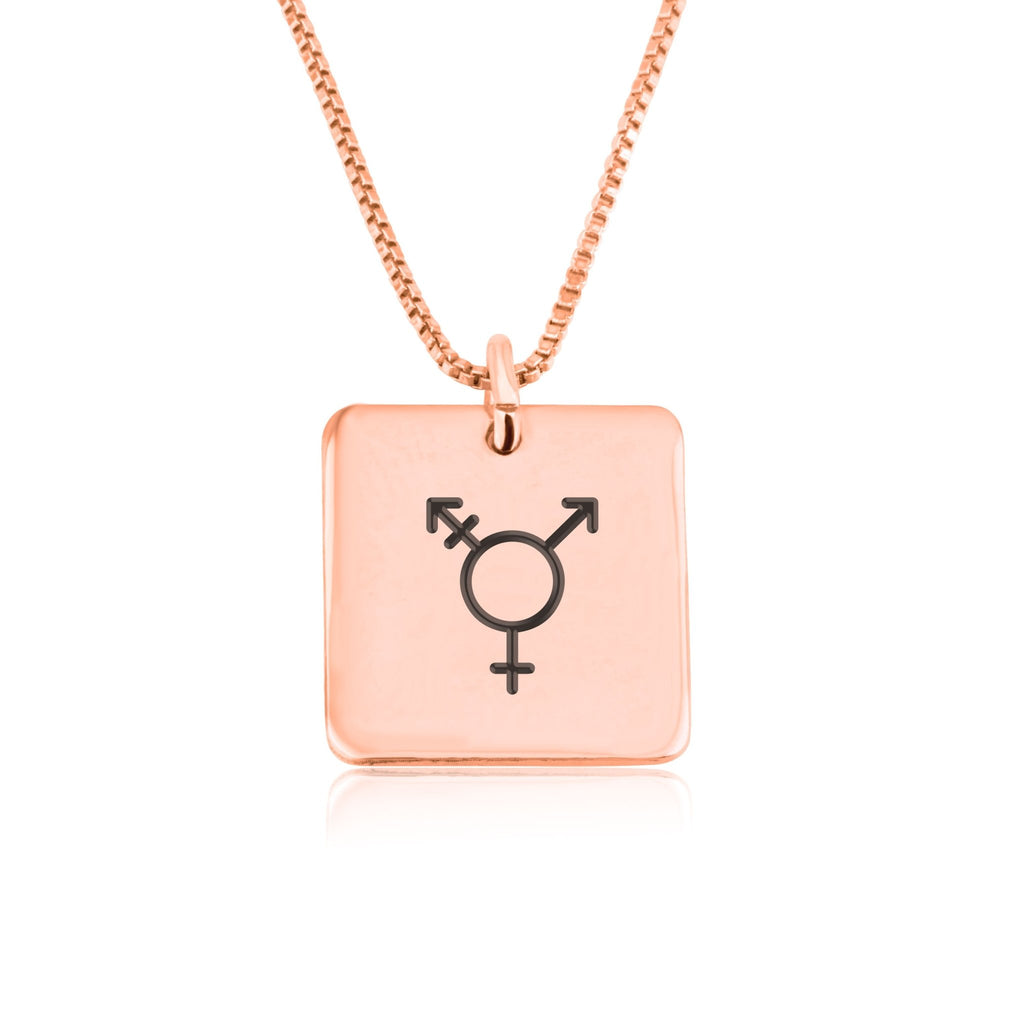 Transgender Pride Necklace - Beleco Jewelry