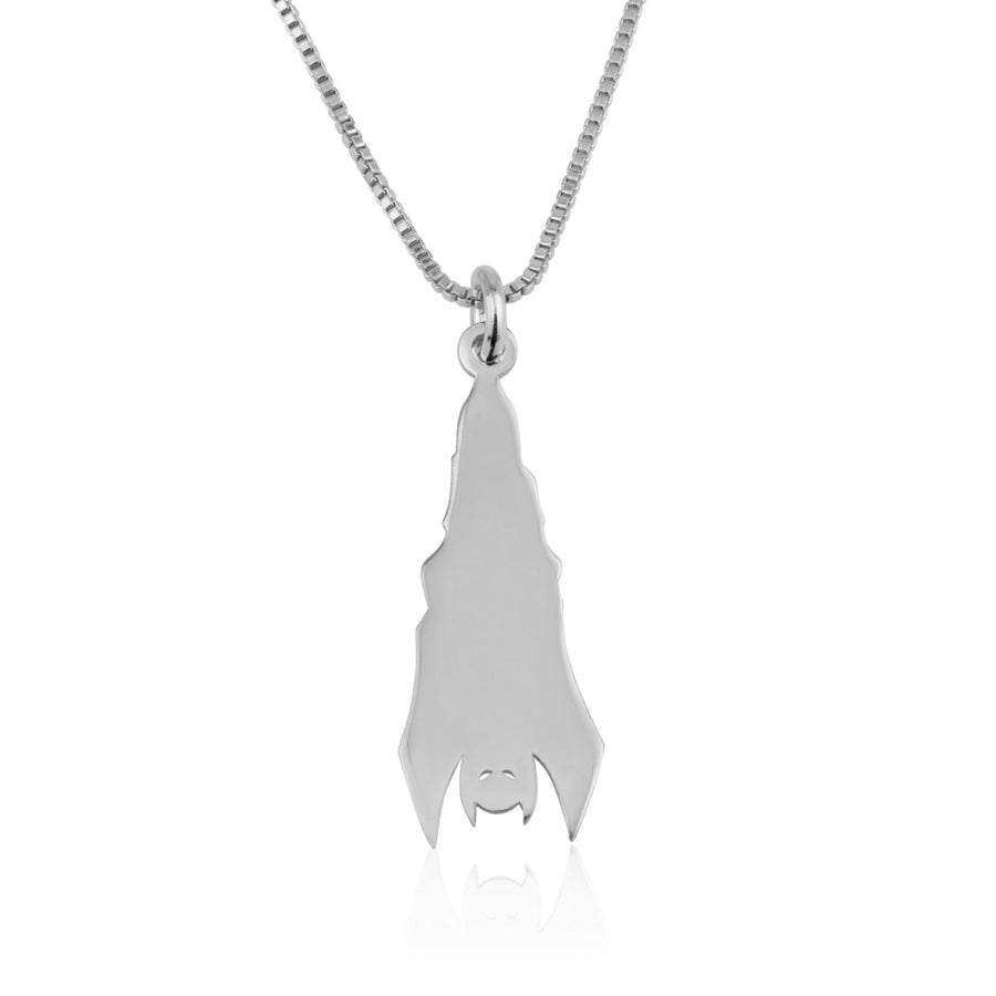 Upside Down Bat Necklace