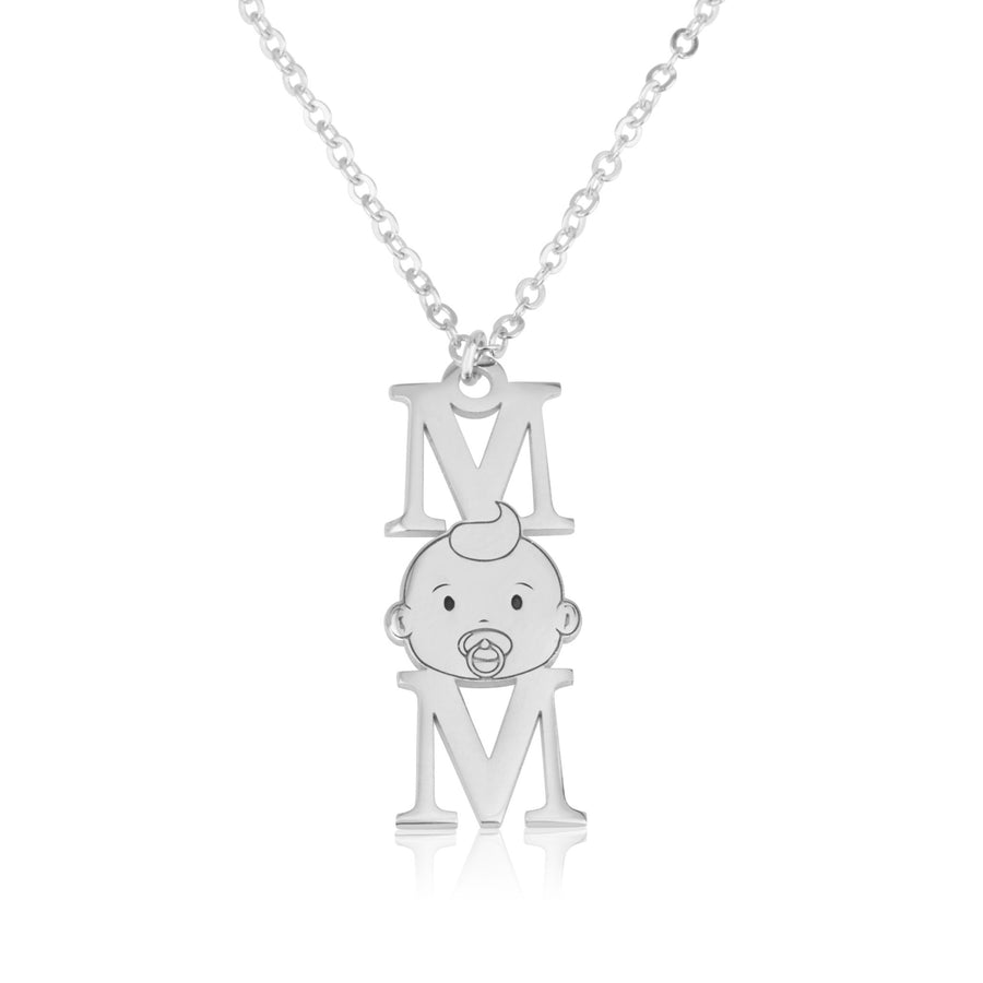 Vertical MOM Necklace