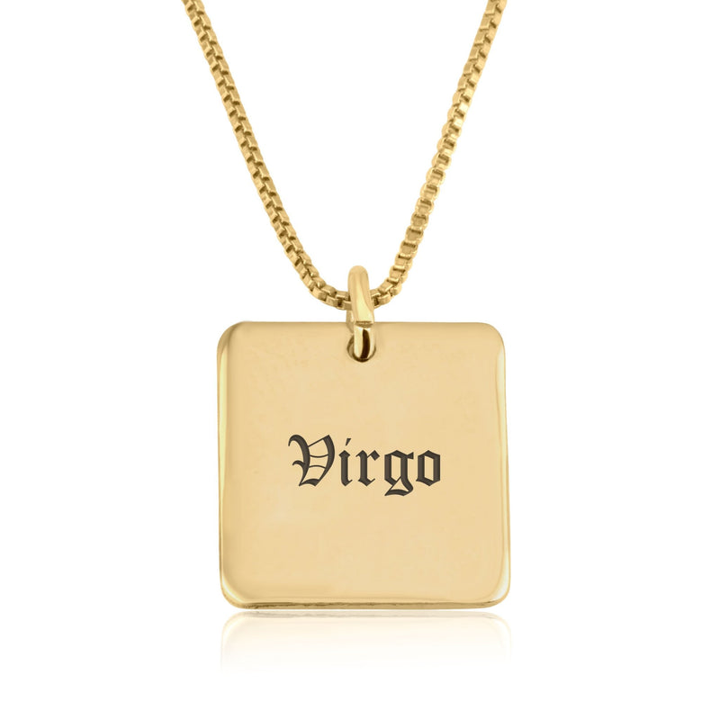 Virgo Charm Necklace - Beleco Jewelry