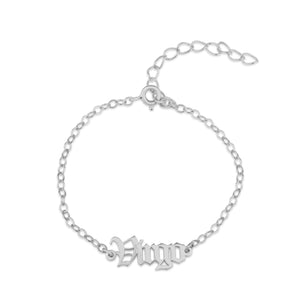 Virgo Script Bracelet - Beleco Jewelry