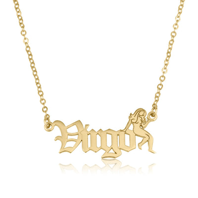 Virgo Symbol Necklace