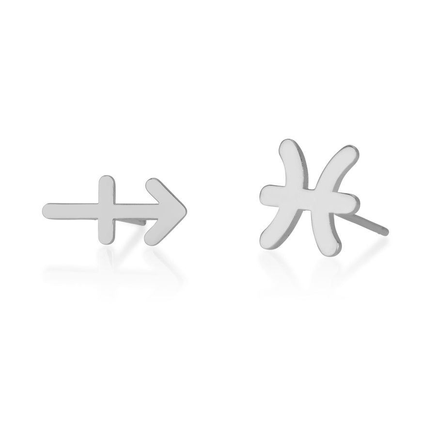 Zodiac Sigh Stud Earrings