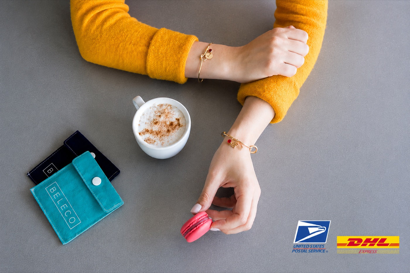 Beleco shipping — delivered by USPS and DHL